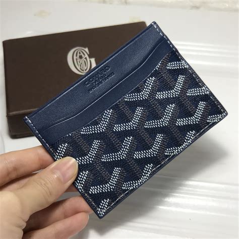 goyard card holder second hand|authentic goyard card holder.